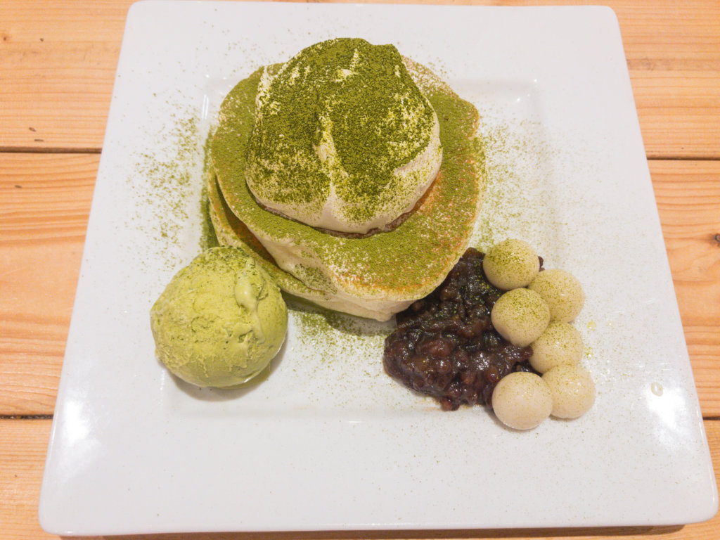抹茶 6868 Pancake Store Robarobaの食べ応え満点スフレパンケーキ 北海道 抹茶スイーツの魅力を発信するブログ Matcha